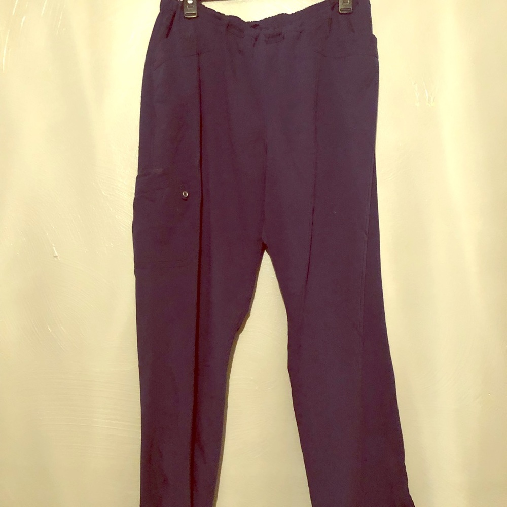XL Greys Anatomy Indigo Scrub Cargo Pants